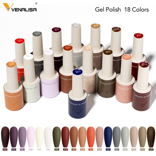 Venalisa gel nagellack set - v7,