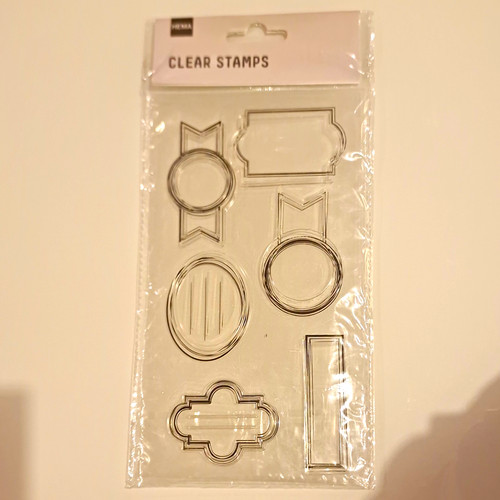 Hema clear stamps - clear,