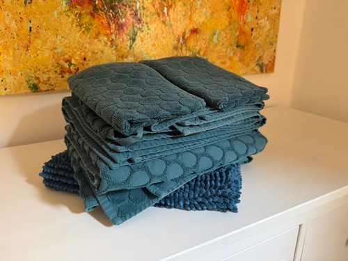 Türkises handtuchset von hema - handtuchset,