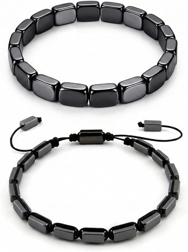 Hämatit armband 2er - hämatit, set