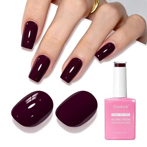 Gel nagellack burgunderrot - gel,