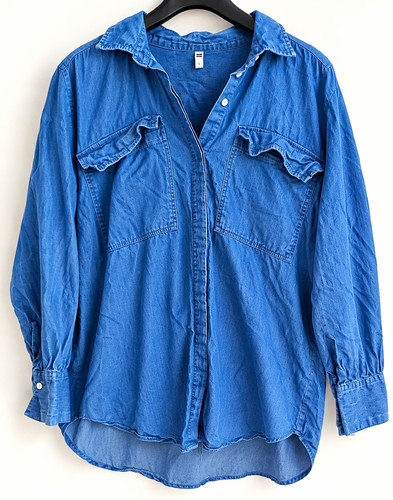 Hema damen basic bluse - hema, blau